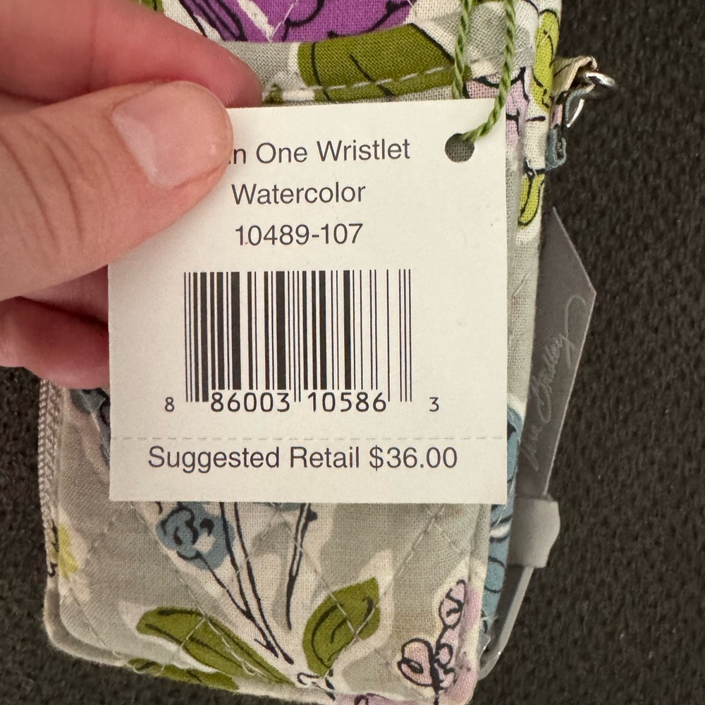 Vera Bradley Purple Patterned Wallet - Picture 4 of 4